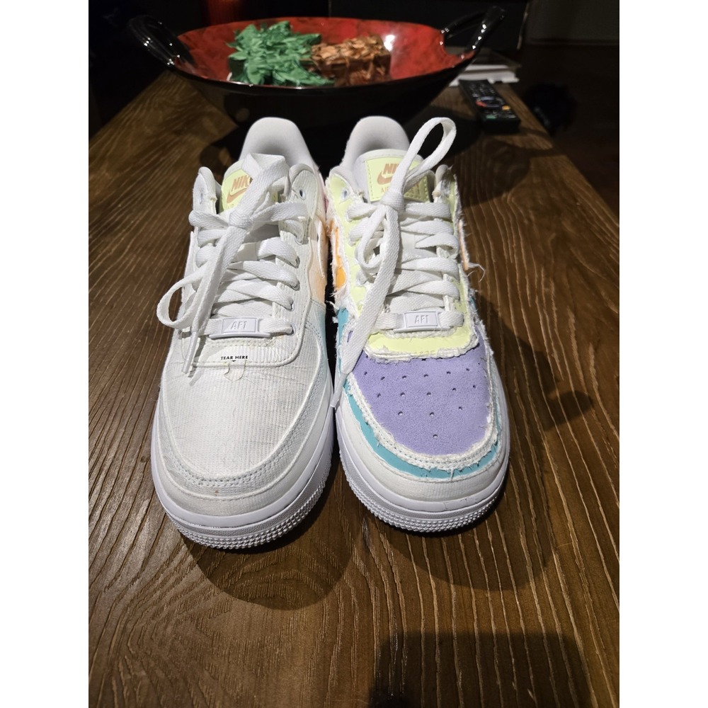 Nike Air Force 1 Low Pastel Reveal Tear Away Womens 7.5 DJ6901-600